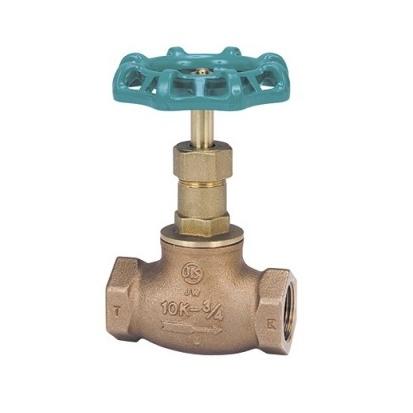 J10K　青銅ねじ込み形玉形弁（メタルシート）（JIS B 2011）