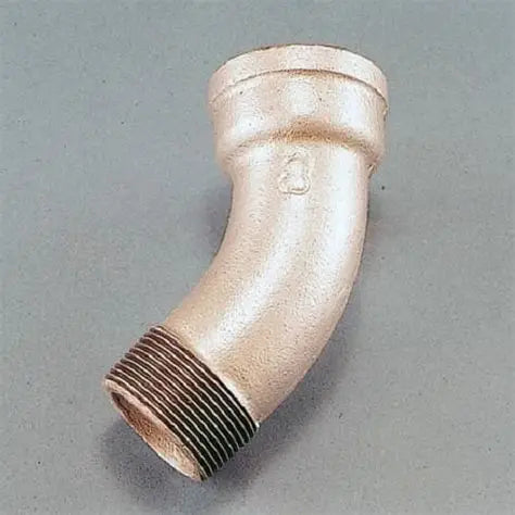 管継手　白継手　45°メスオスベンド（ﾊﾞﾝﾄﾞ付）