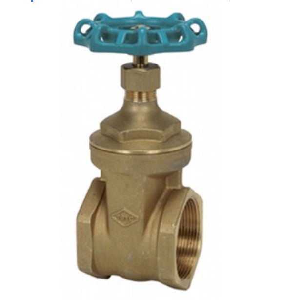 東洋バルヴ 黄銅バルブ　ゲートバルブ　緑ハンドル