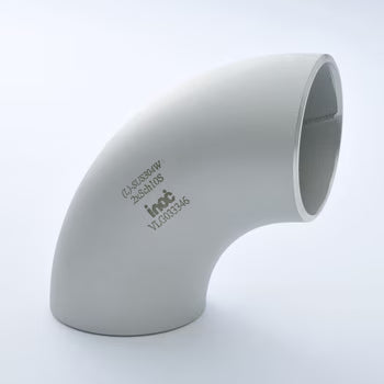 ステンレス製突合せ溶接式管継手 Sch 20S 90°エルボ ロング