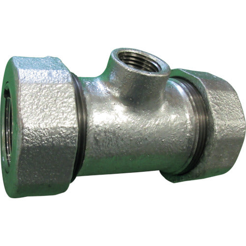 桑名金属工業　メカニカル継手ハイパワーロック　径違いめねじチーズ　めっき品