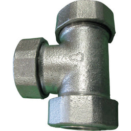 桑名金属工業　メカニカル継手ハイパワーロック　チーズ　めっき品