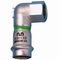 ベンカン　ＳＵＳ３０４　プレス式継手　水栓エルボショート