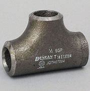 ベンカン機工　溶接式鋼管継手　ＳＧＰ　黒　チーズ