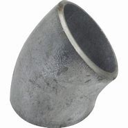 ベンカン機工　溶接式鋼管継手　白４５°ロングエルボ　ＳＣＨ４０