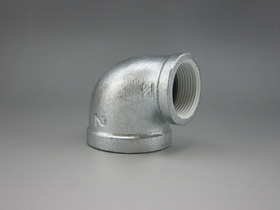 シーケー金属　白継手　径違いエルボ（バンド付き）