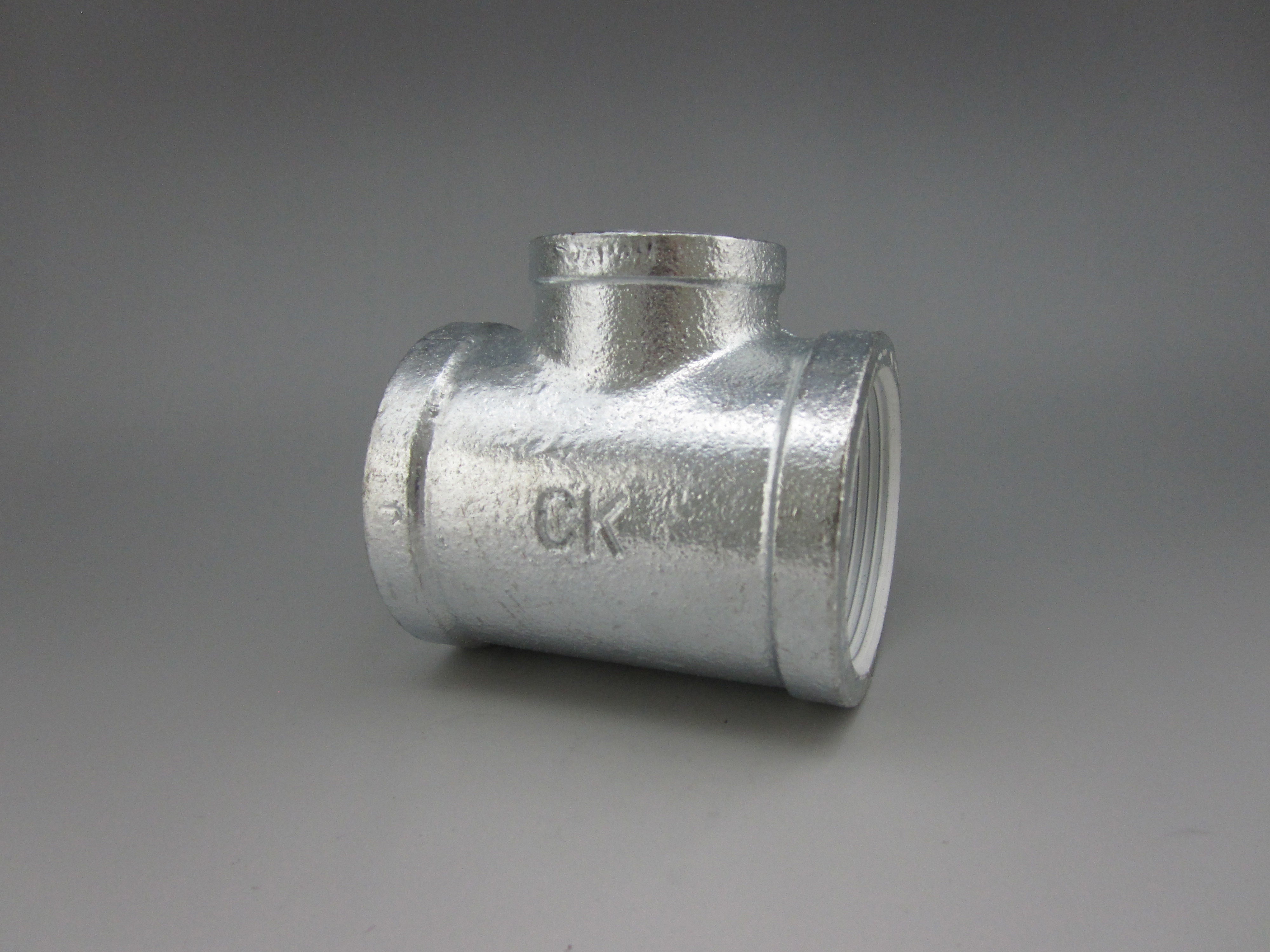 シーケー金属　白継手　径違いチーズ（バンド付き）