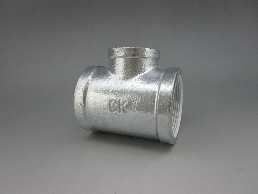 シーケー金属　白継手　径違いチーズ（バンド付き）