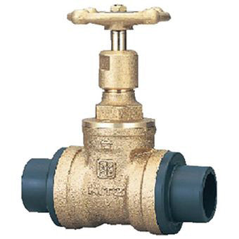 ＫＩＴＺ　鉛フリー埋設用塩ビ管手付ゲートバルブ