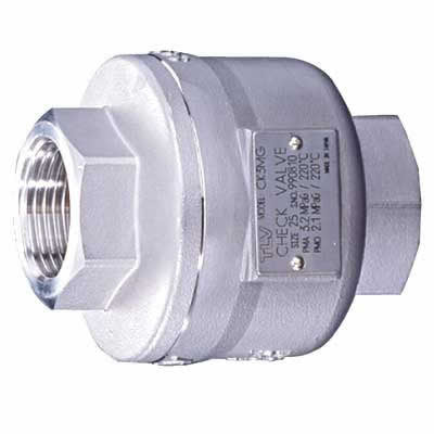 テイエルブイ　逆止弁　ねじ込み